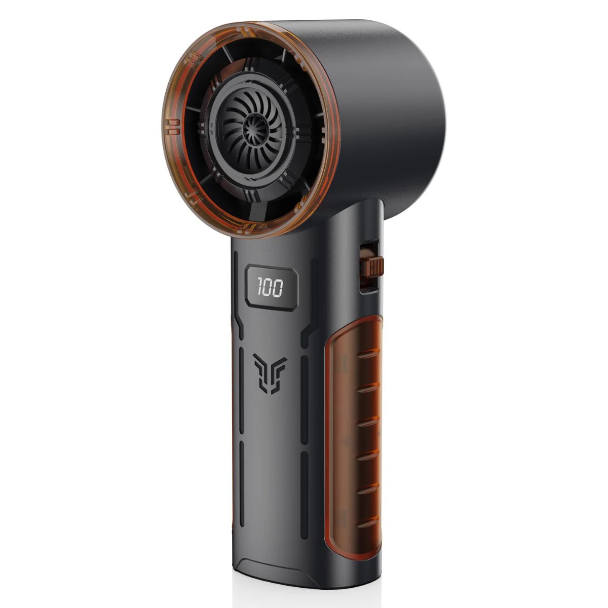 Honhey Portable Handheld Fan Mini Turbo Fan With Digital Display, 1-100 Speed Adjustable Turbo - Koospark