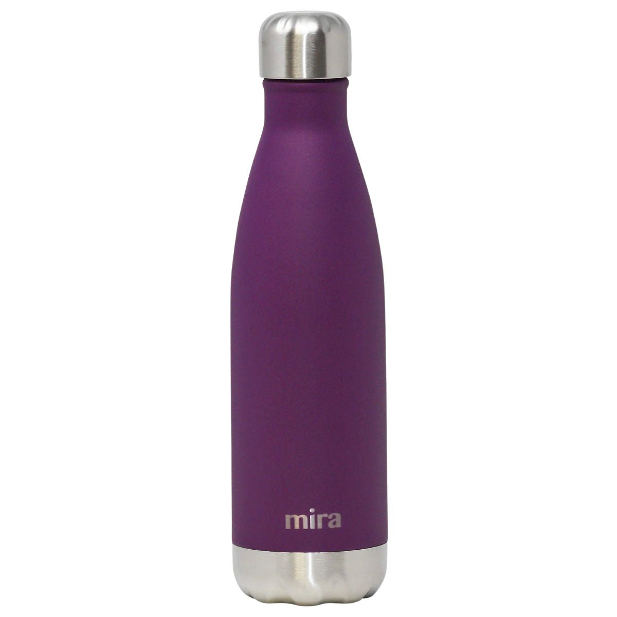 Mira 17 Oz Insulated Water Bottle - Stainless Steel Cola Shape Thermos - Double Wall