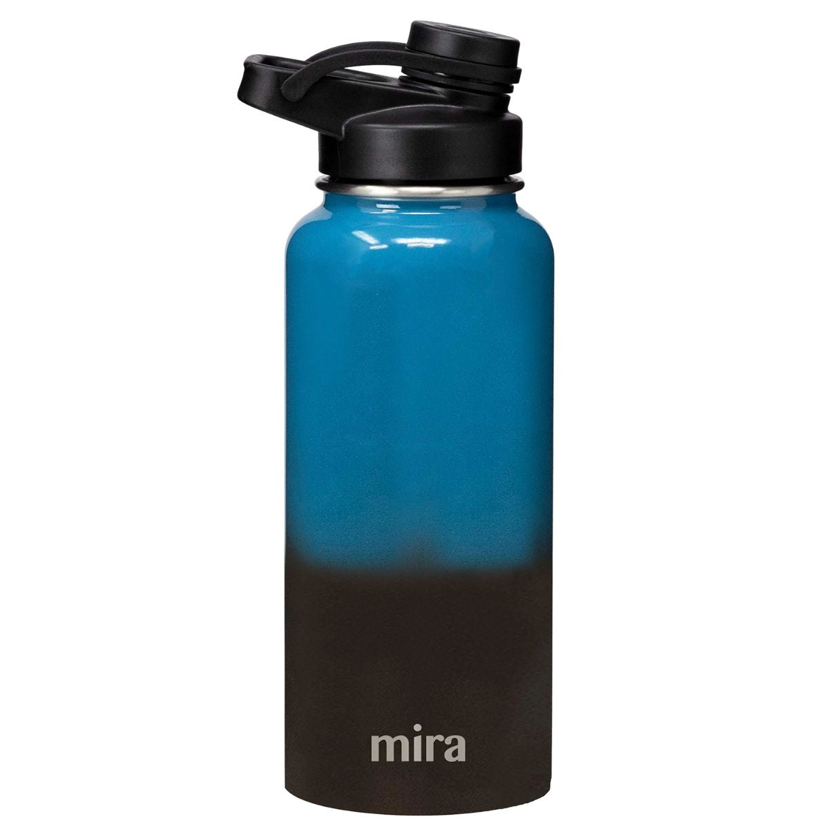Mira 32 Oz Insulated Sports Bottle - Stainless Steel Temperature Control Thermos - Easy-Drink