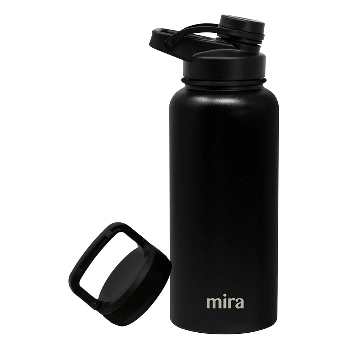 Mira 32 Oz Insulated Sports Bottle - Stainless Steel Temperature Control Thermos - Easy-Drink