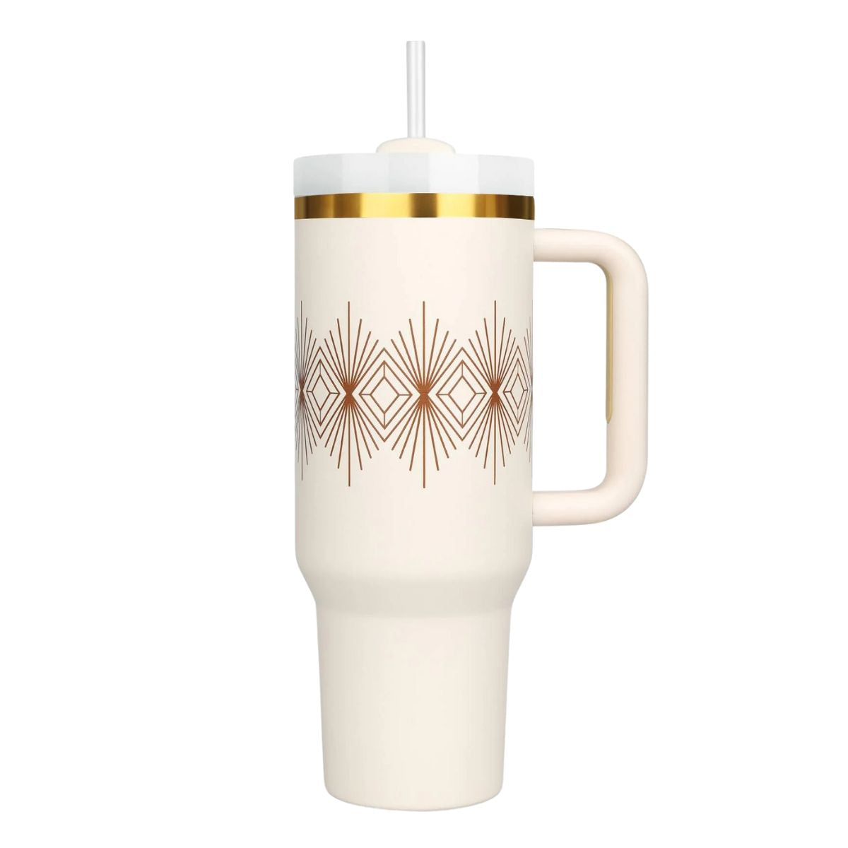 30 Oz Tumbler With Handle And Straw Lid Insulated Reusable Stainless Steel Water Bottle Travel Mug