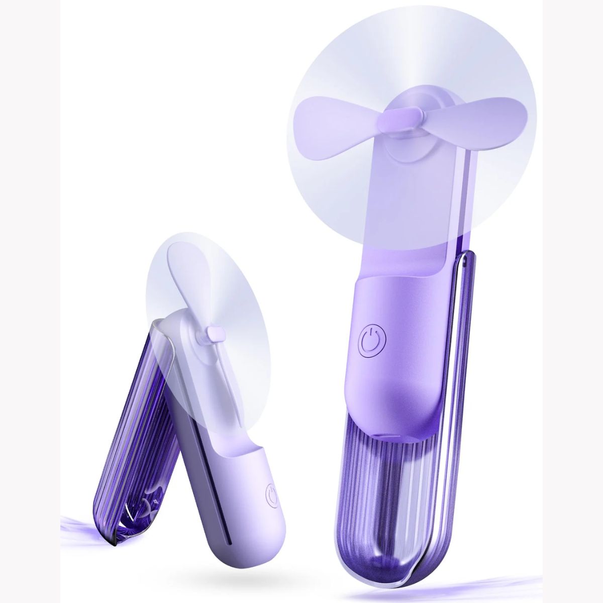 Portable Handheld Foldable Mini Pocket Fan, 3-Speed Usb-C Rechargeable Quiet Personal Fan For Travel - Koospark