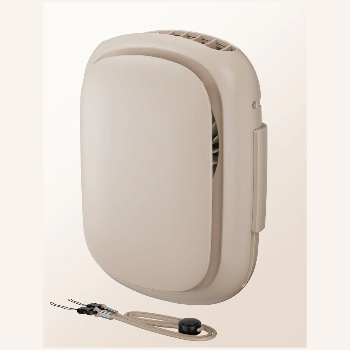 Mini Portable Waist Belt Clip Fan With 3 Speeds, Battery Operated Shirt Cooler, Personal Necklace - Koospark