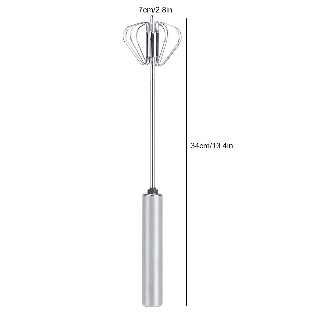 Xiasaba Semiautomic Blender 35×10×10 Household Stainless Steel Semi Automatic Cream Mixer Blender Kitchen Utensil 34X7Cm