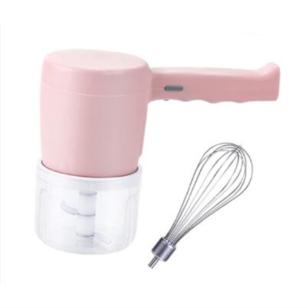 Efkerggjgtgtgjhpwelp 2 In 1 Electric Wireless Whisk Hand Blender Mixer Usb Rechargeable With Cup (B (B As The Picture Shows)