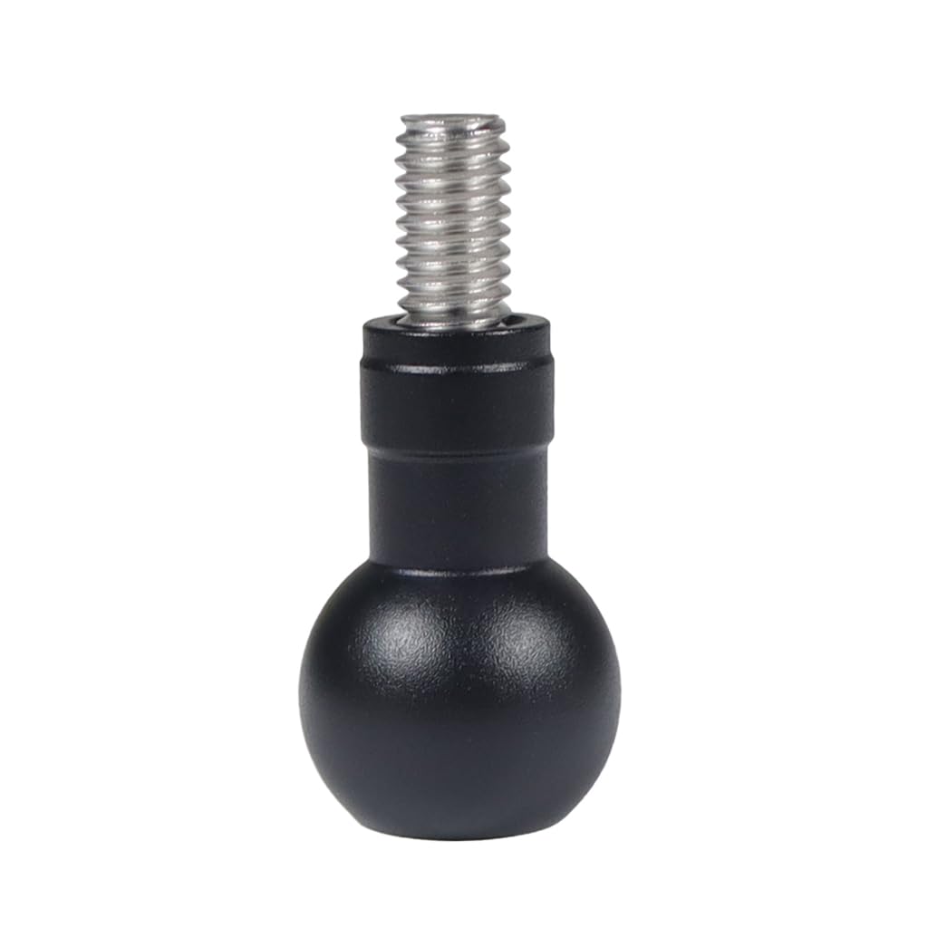 Novelgoal Aluminum 17Mm Expanding Ball Head With M6 Screw Ball Head For Tripod Selfie Handle Grip Stand Ball Mount Converter