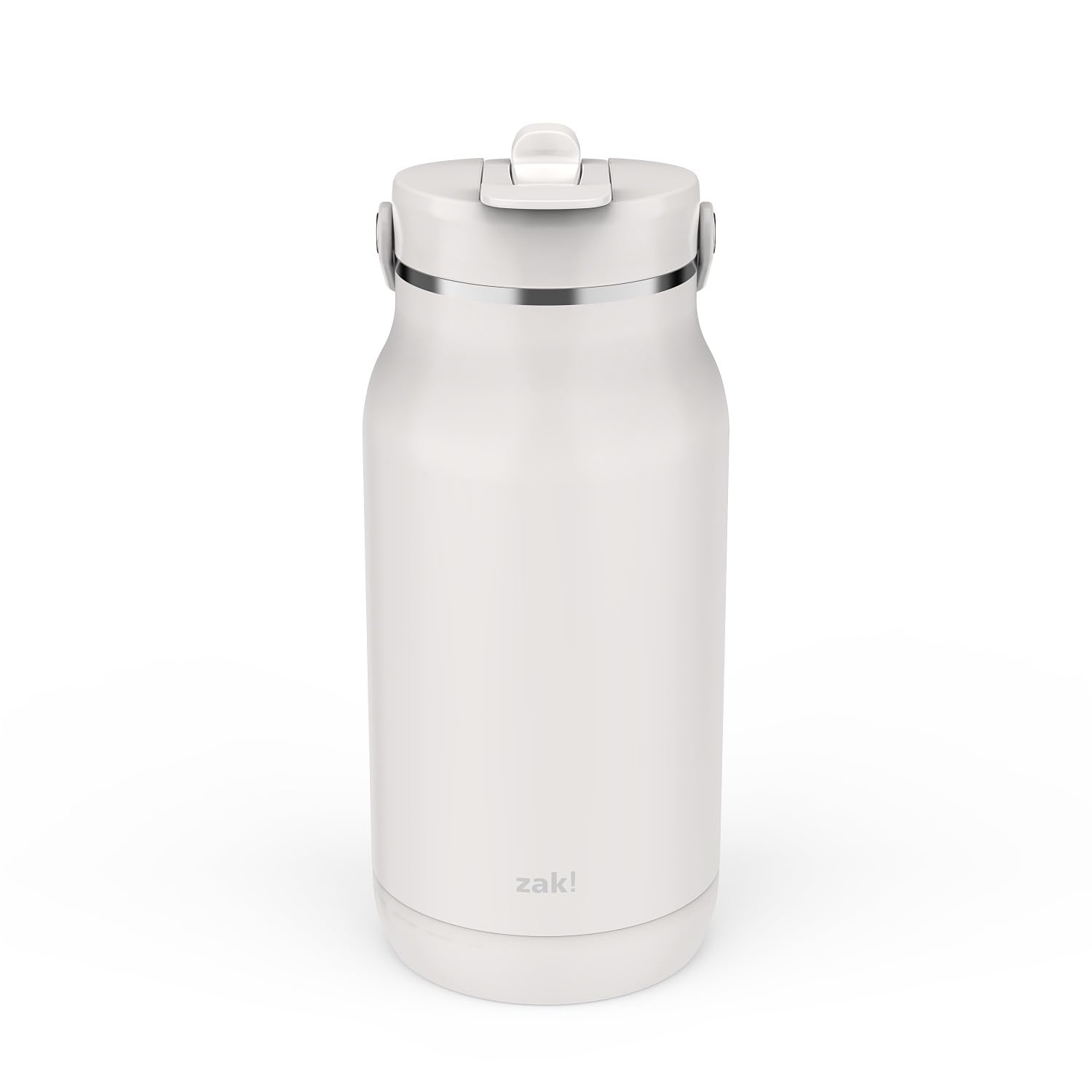 Zak Designs Harmony 2-In-1 Water Bottle For Travel Or At Home, 64Oz Recycled Stainless Steel