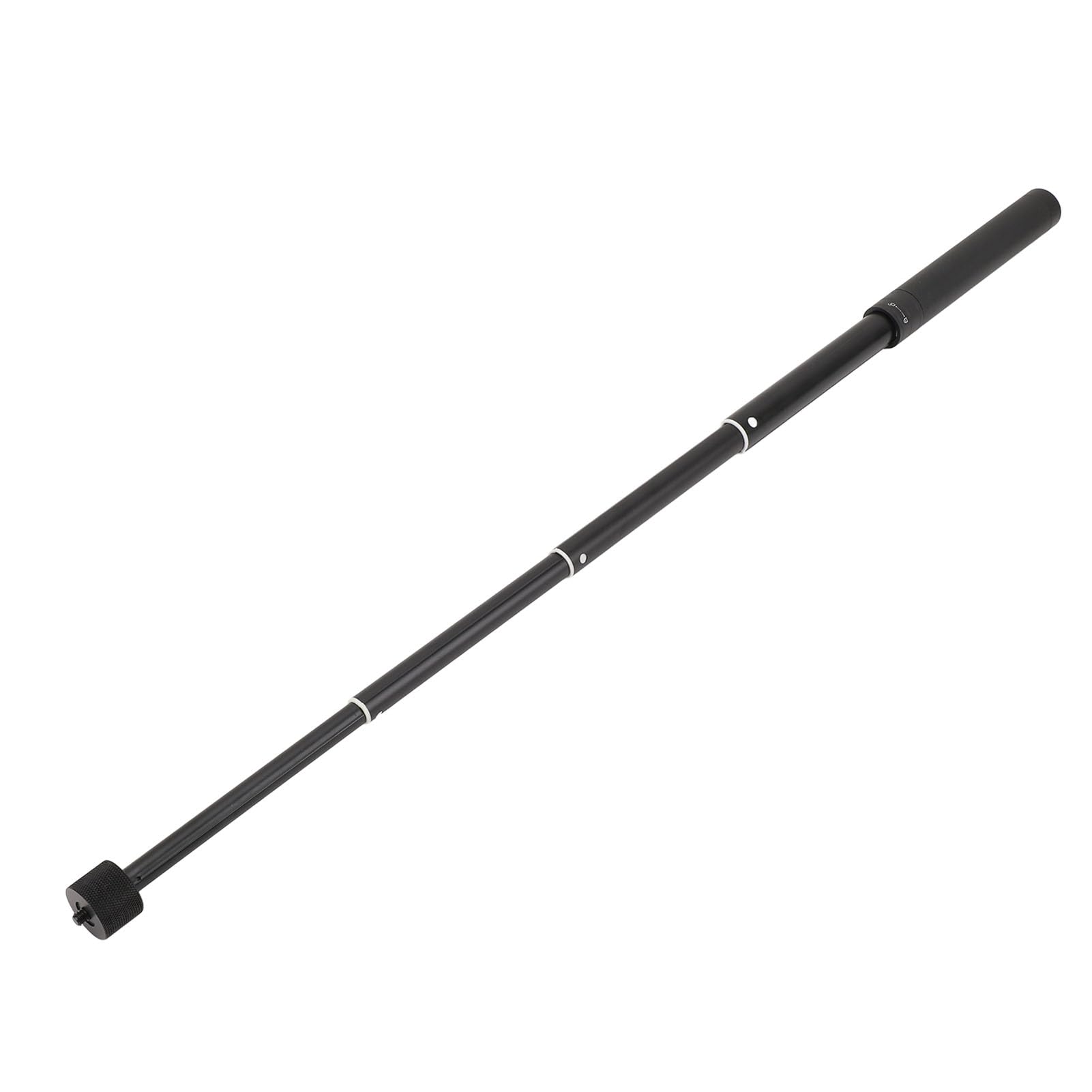 Acouto Lightweight 4 Sections Aluminum Alloy Extension Rod With 1/4 Inch Screw For Feiyu Stabilizers 21-73Cm Adjustable Length Anti Slip Handle Expandable Tripod Thread
