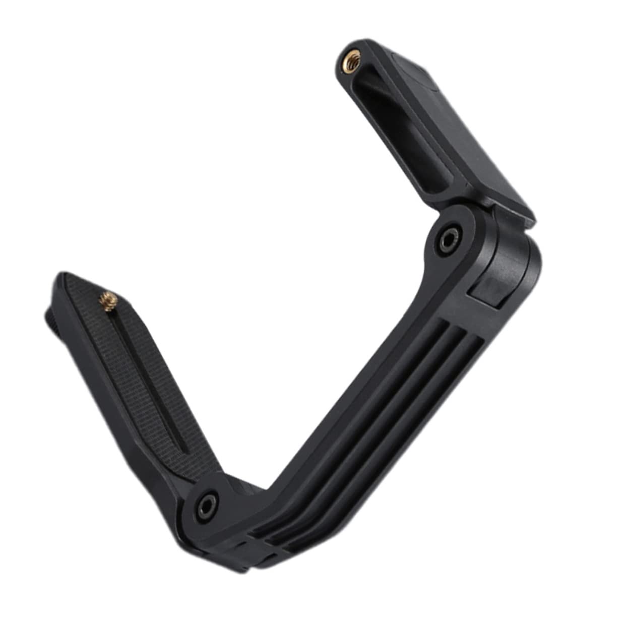 Fondotin 1Pc Handheld Stabilizer For Dslr And Camcorders Ergonomic Design Lightweight Collapsible Camera Holder With Screw Interface For Accessories Black
