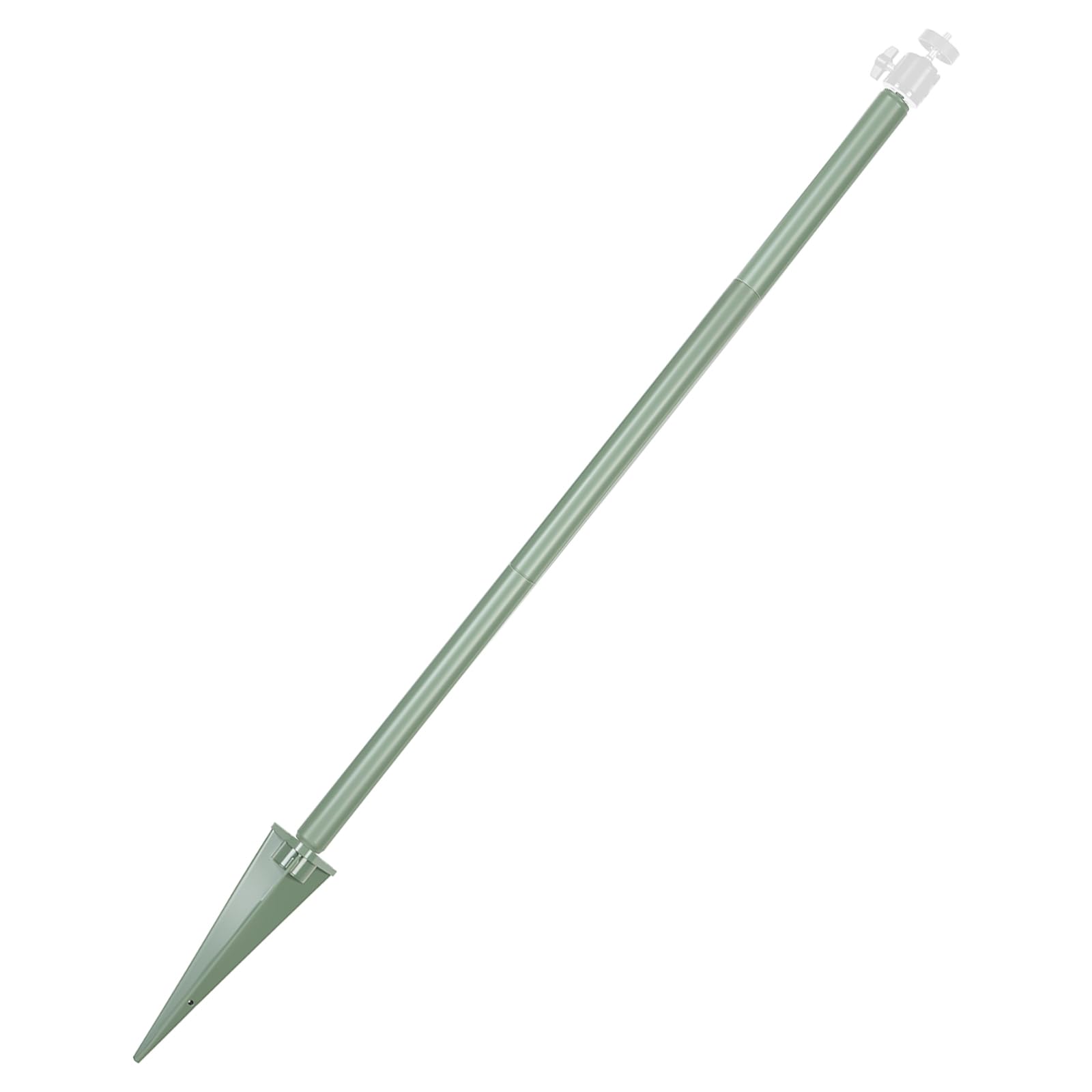 Folgtek Outdoor Camera Tripod With Spike Stake Stand Mount For Trail Camera, Action Camera, Security Cameras Etc. (Green, 4.9Ft)