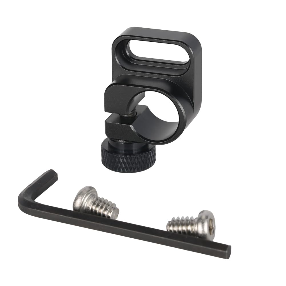 Niceyrig 15Mm Single Rod Clamp With Countersink, 15Mm Rod Rail Extension Applicable For Follow Focus Evf Mount - 473