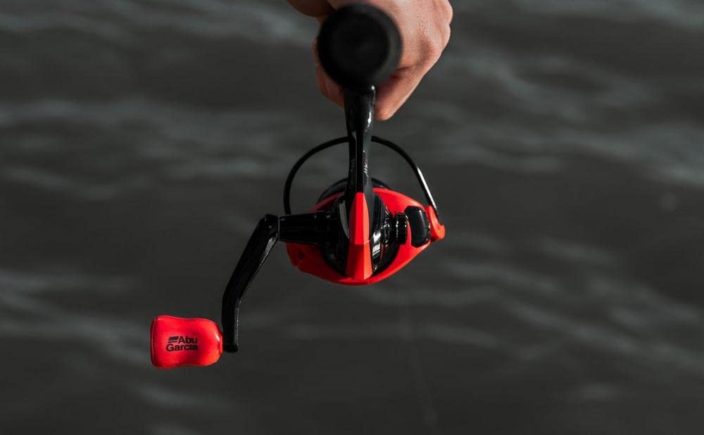Abu Garcia Max X Spinning Fishing Reel, Red, 5