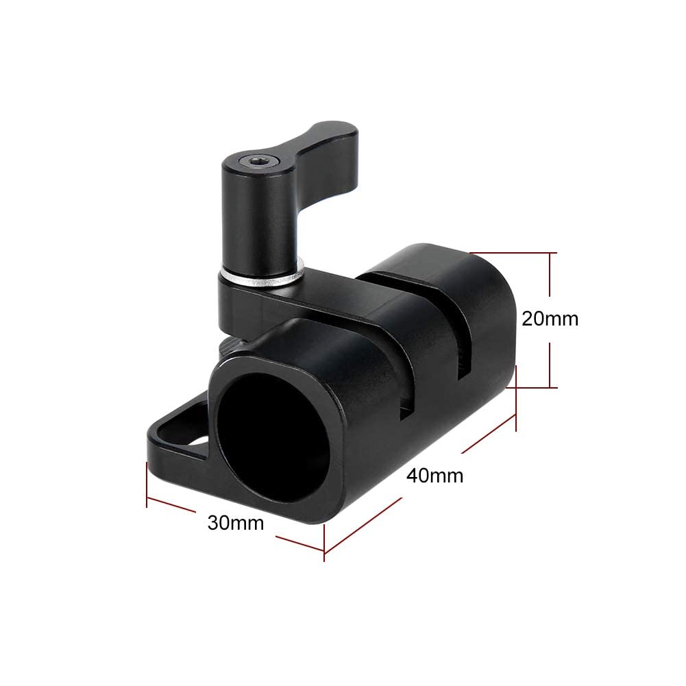 Niceyrig 15Mm Rod Holder Railblock Extension For Dslr Cage, Handle, Baseplate, For Dji Ronin 15Mm Rod Support - 278