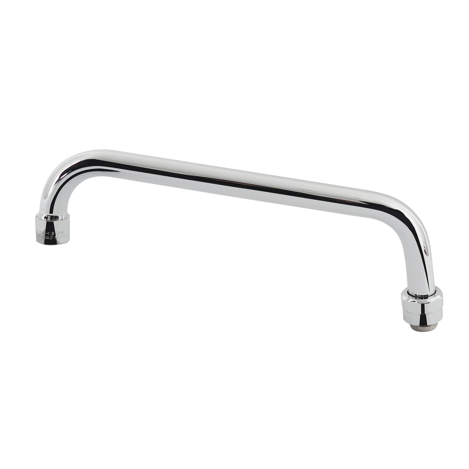 Phivan Commercial Faucet Parts 10 Inch Swivel Spout Replacement Kit For Most Brands Commercial Kitchen Sink Faucet 1.8 Gpm Stainless Steel Swivel Swing Add-On Nozzle For 2 Or 3 Bay Compartment Sinks