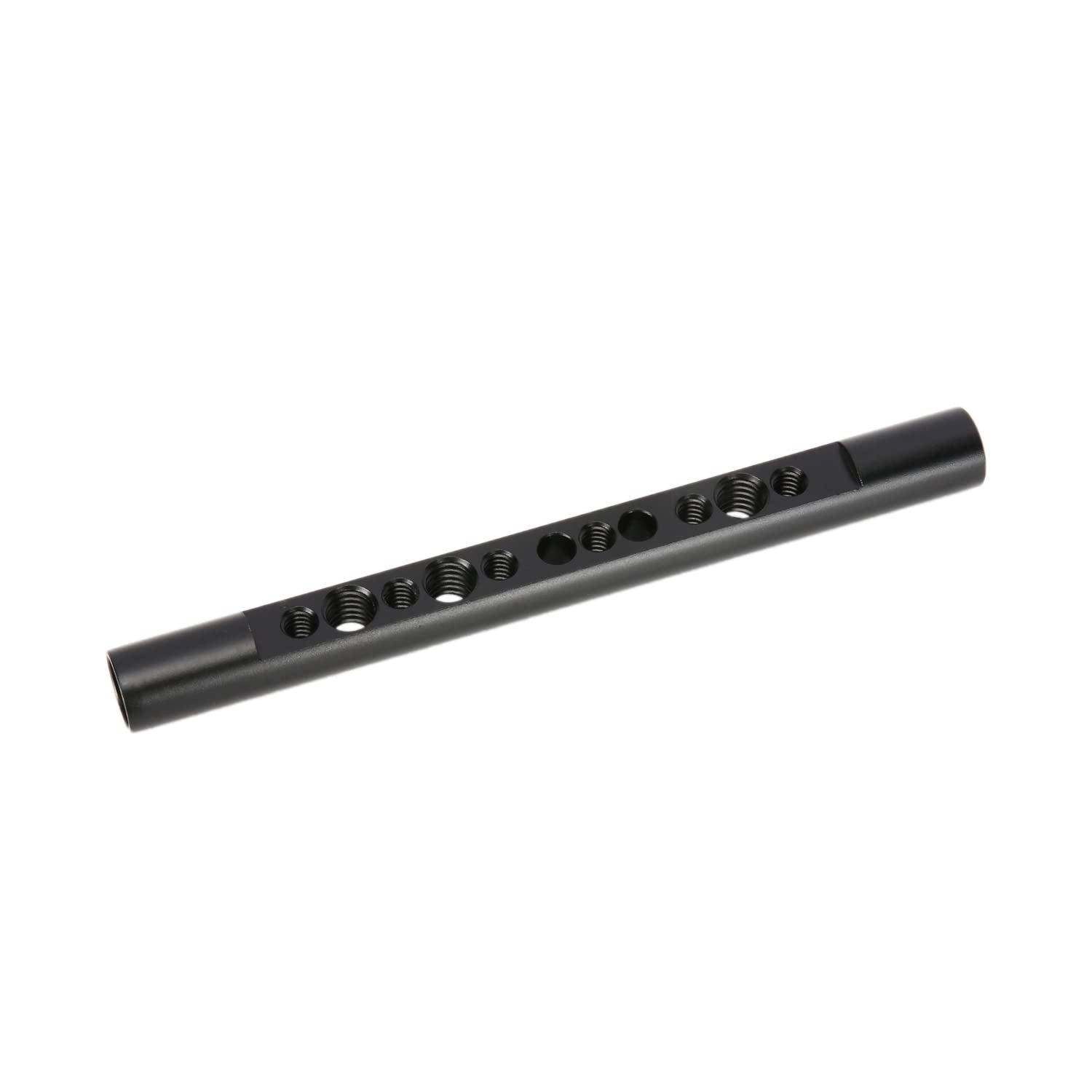 Niceyrig 6.2 Inch 15Mm Cheese Rod With 1/4 3/8 Locating Hole, M12 Inner Thread Aluminum Alloy 15Mm Rod Rail For Camera Cage Rig, Lens Support - 541