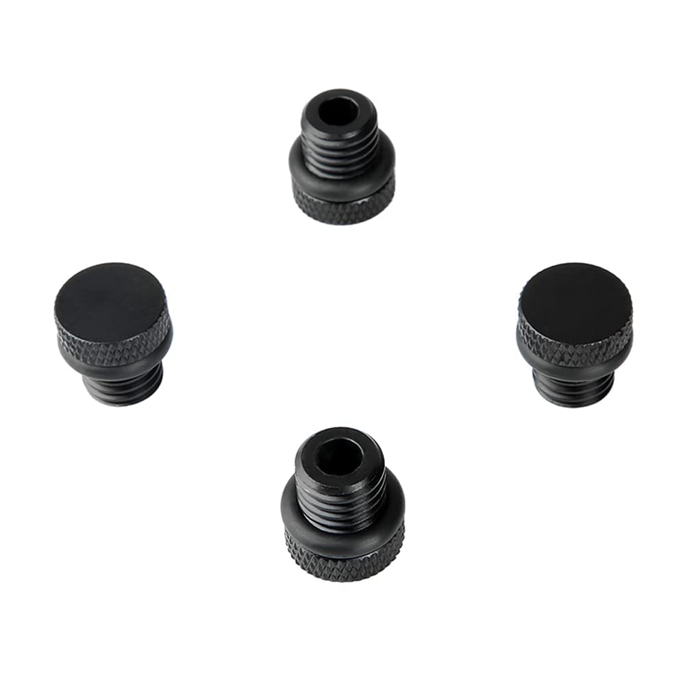 Niceyrig 15Mm Rod Rail Extension Connector M12 Thread And Rod End Stopper Screw Applicable For Standard 15Mm Rod Support Dslr Rig Rail Block - 460
