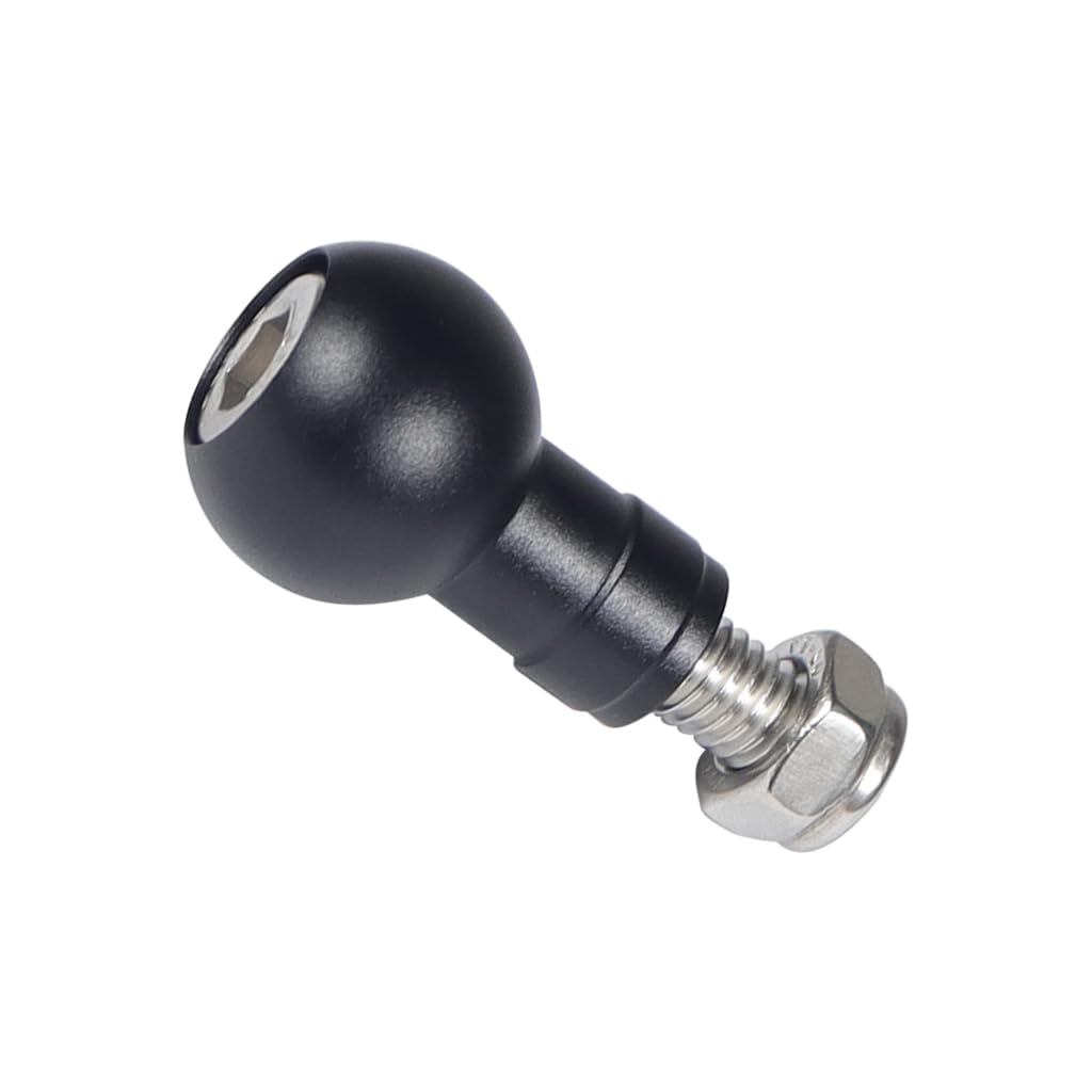 Novelgoal Aluminum 17Mm Expanding Ball Head With M6 Screw Ball Head For Tripod Selfie Handle Grip Stand Ball Mount Converter