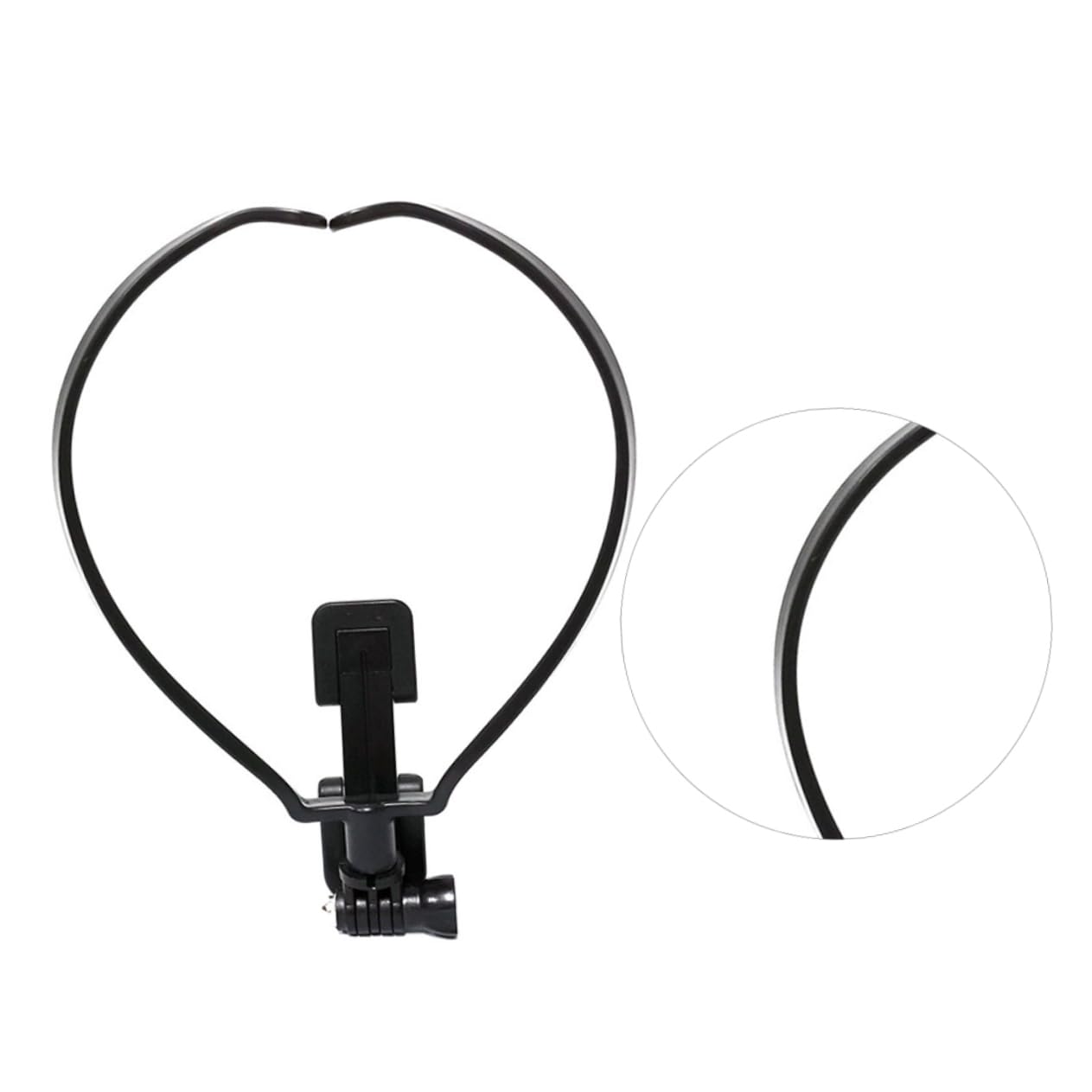 Osaladi Neck Hanging Stabilizer Phone Camera Hanging Clip For Plastic Neck Clamp Recording Bracket Black