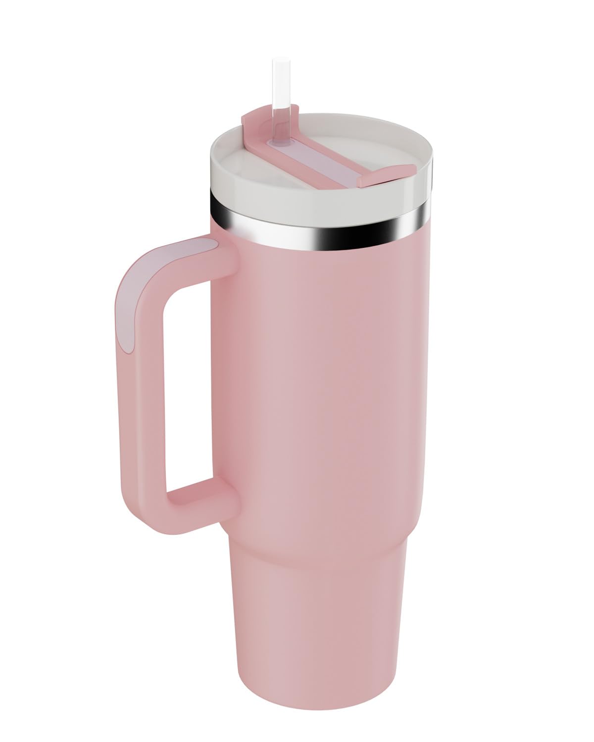 Youexpert 30 Oz Tumbler With Handle And Straw, Insulated Tumblers With Lid And Straw, 30 Oz