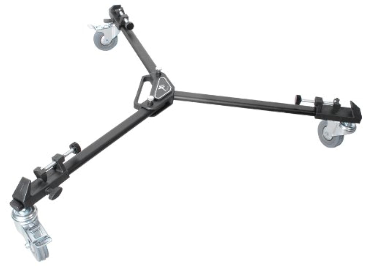 Xit Xtdlt Elite Series Professional Universal Tripod Dolly With One Step Easy Lock And Locking Wheels (Black)