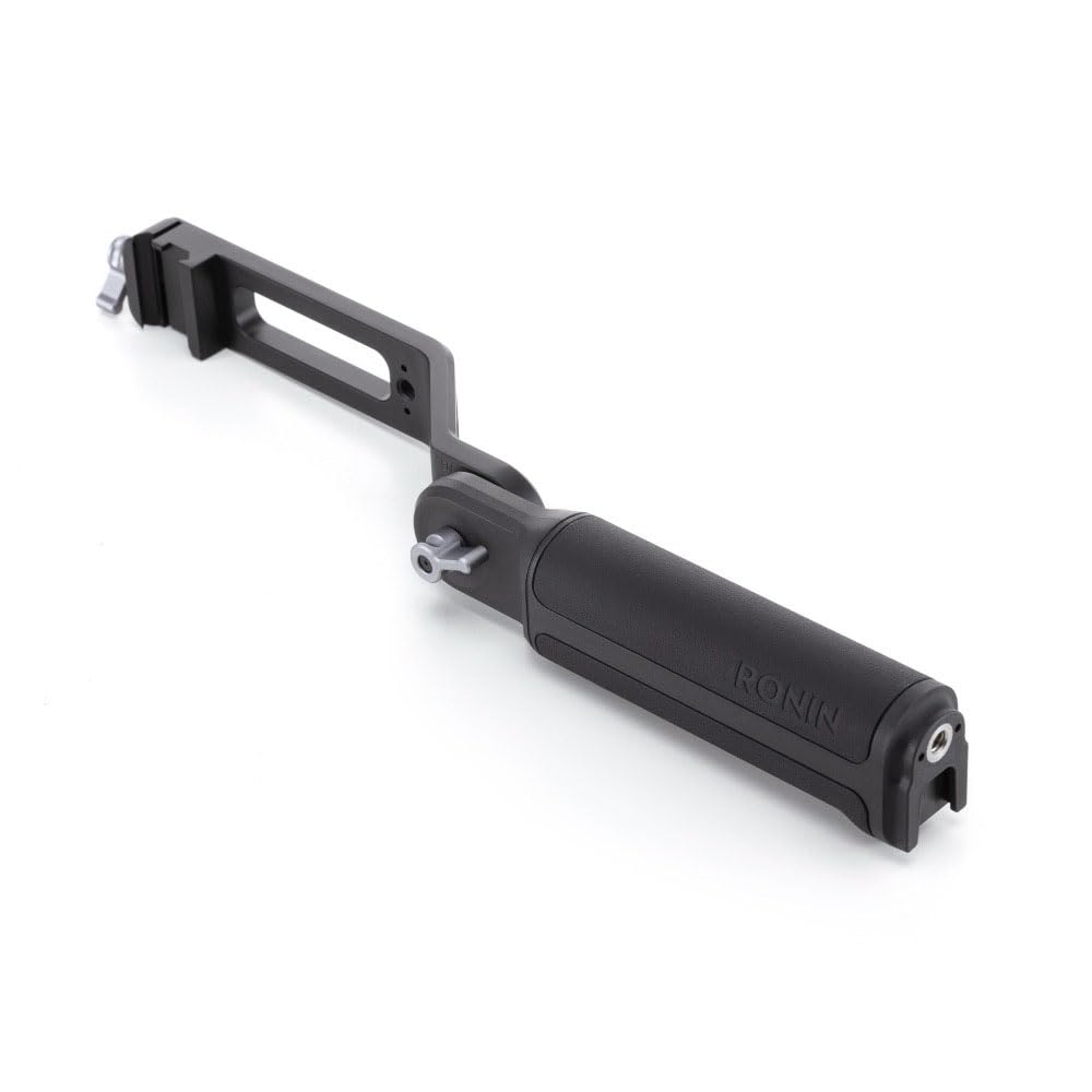Zlit For Dji Handheld Stabilizer Handle,Adjustable Handheld Handgrip For Dji Rs2 Rsc2 Rs3 Rs3 Pro Rs3 Mini Handheld Stabilizer With Cold Shoe (Black)