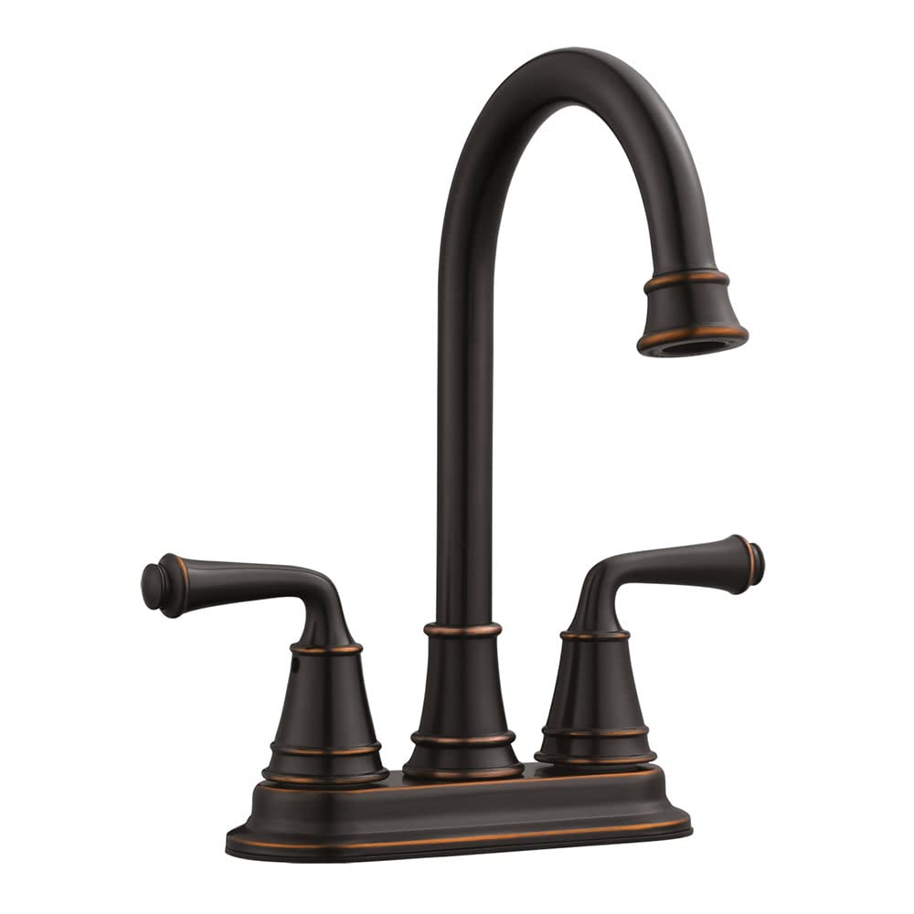 Design House 524777 Eden 2-Handle Bar Faucet In Oil-Rubbed Bronze, 9.1"X10.75" X7.3"