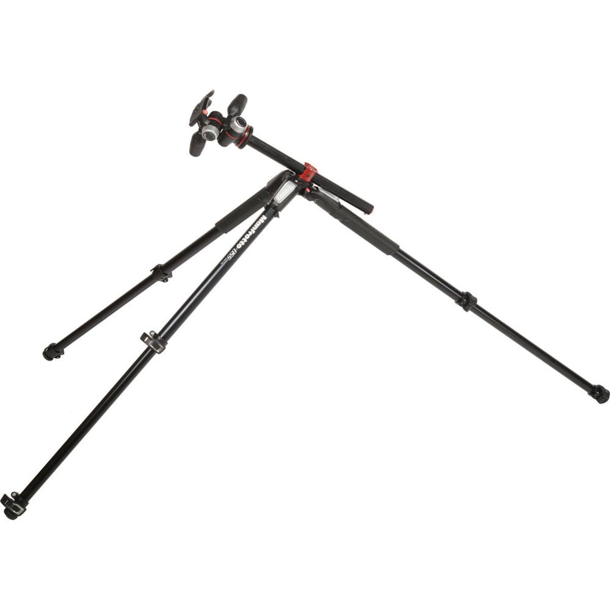 Manfrotto 055 3-Section Aluminum Tripod With 3-Way Head