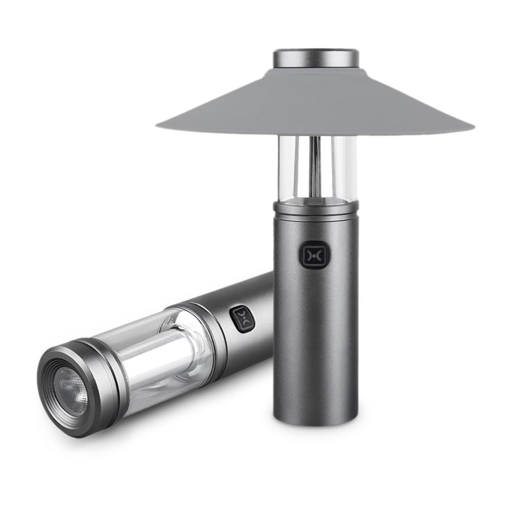 Gmelov Portable Flashlight For Camping Outdoor Hiking Home Power Outage Emergency Usb Rechargeable Flashlights Camping Essentials Magnetic Handheld Flsash Light With 5 Light Modes