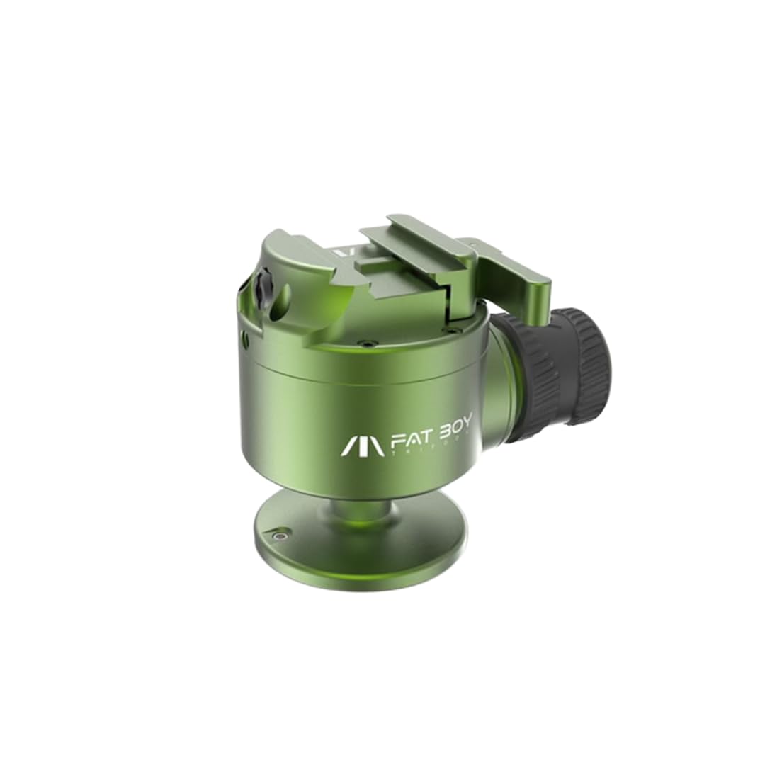 Fatboy Tripods Invert 50 Inverted Ball Head, 50Mm, For Spotting Scopes, Binoculars, Camera Mount, Peak Design Tripod, Quick Release