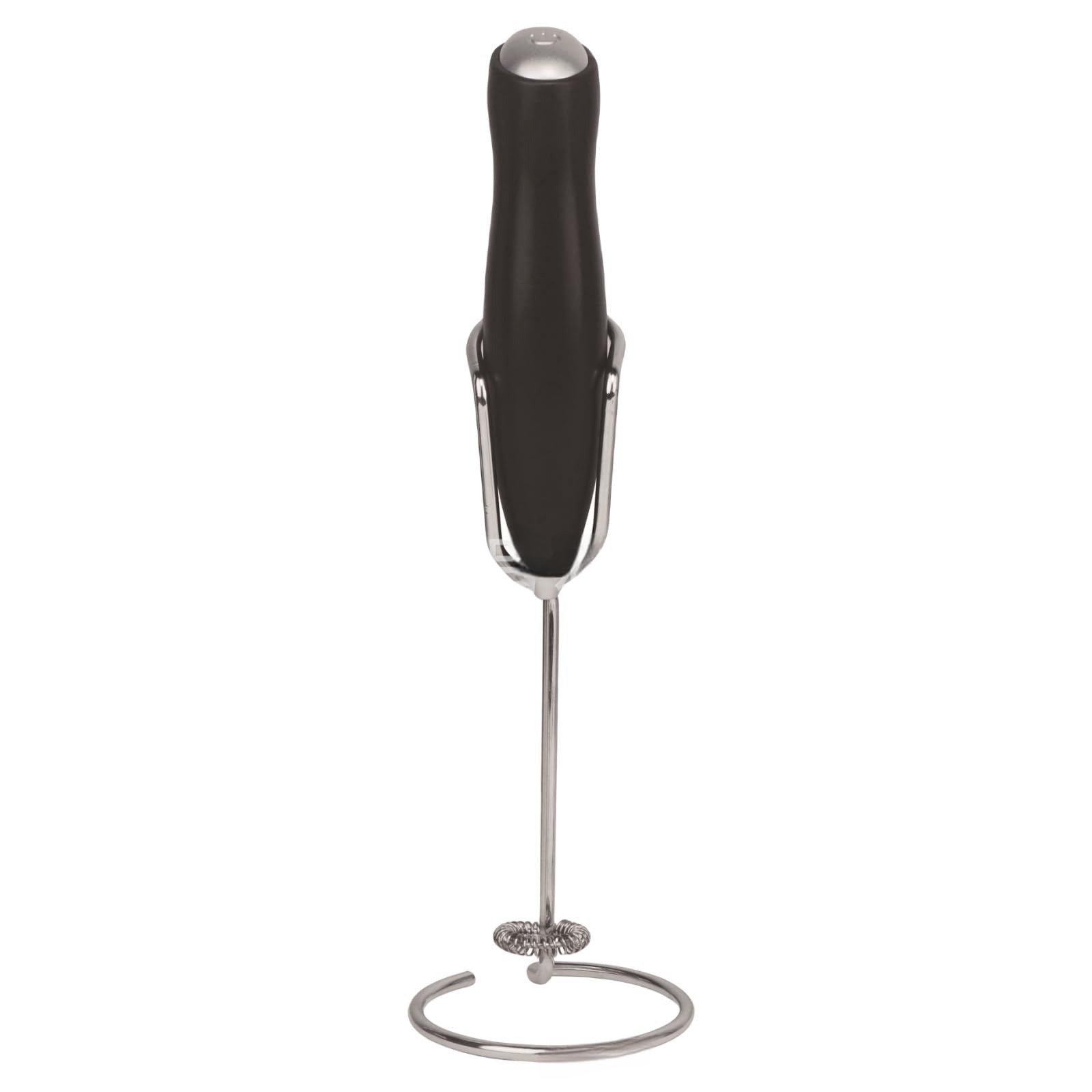 Taolivingmart Milk Frother Handheld For Coffee Electric Hand Blender, Mini Drink Mixer Whisk & Coffee Foamer Wand With Stand For Lattes, Cappuccino, Matcha And Hot Chocolate Kitchen s (Black)