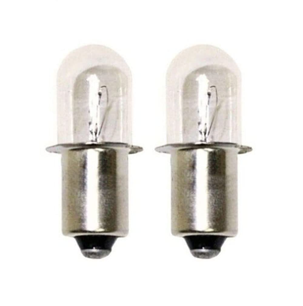 Maxllto 2 Pack Replacement 11.52 Watt Flashlight/Worklight Bulb For Craftsman 19.2 Volt Cordless T-3.25 C-2V P13.5S