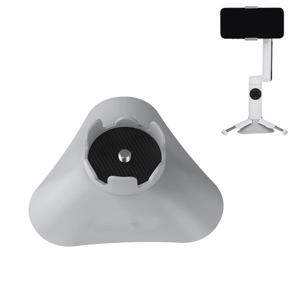 Zlit Support Base For Insta360 Flow Stabilizer,Portable Camera Tripod Support Base For Insta360 Flow Smartphone Stabilizer (White)