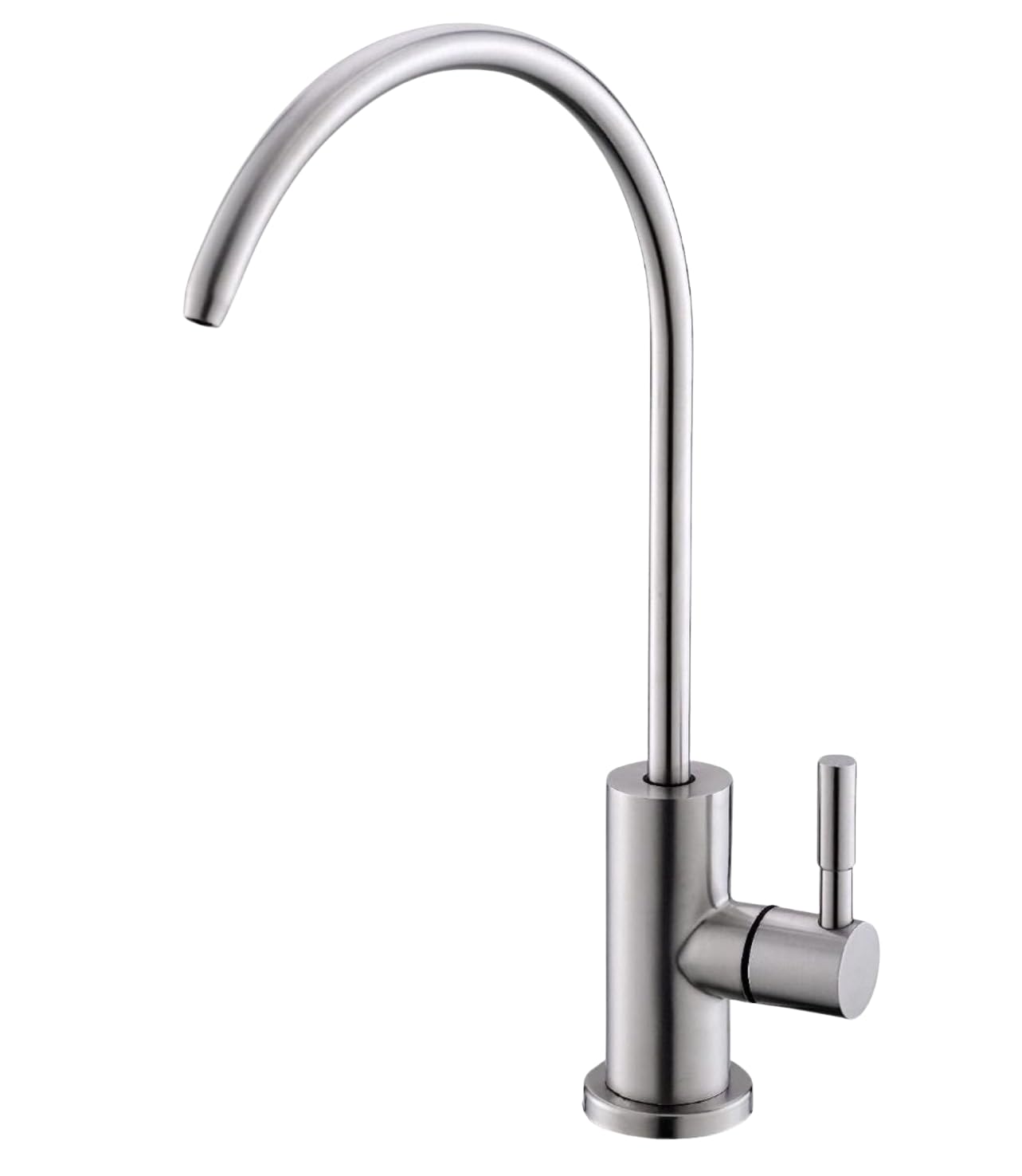 Hydraox Tdtd Drinking Water Faucet For Kitchen Sink, Kitchen Water Filter Faucet Stainless Steel For Reverse Osmosis Or Water Filtration System Beverage Non-Air Gap Ro Faucet Brushed Nickel