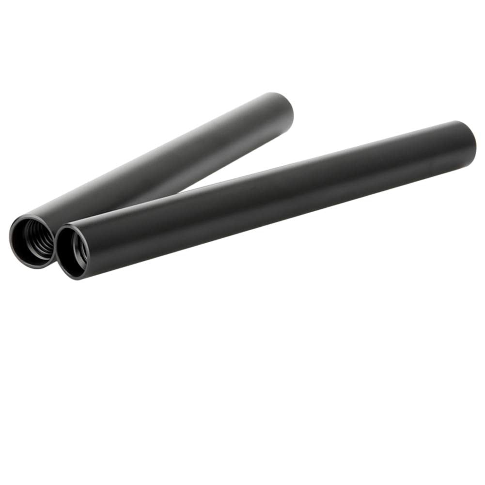 Niceyrig 6 Inch 15Mm Rods Aluminum Alloy Applicable For 15Mm Rail Matte Box, Dslr Rig Rod Support, Pack Of 2 - R071