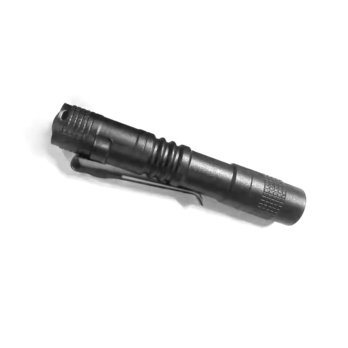 Itrolle Flashlight Pocket Clip 25Pcs Flashlight Pocket Black Stainless Steel Pocket Clips Without Hole Penlight Replacement Parts For Flashlights Keychain Lights