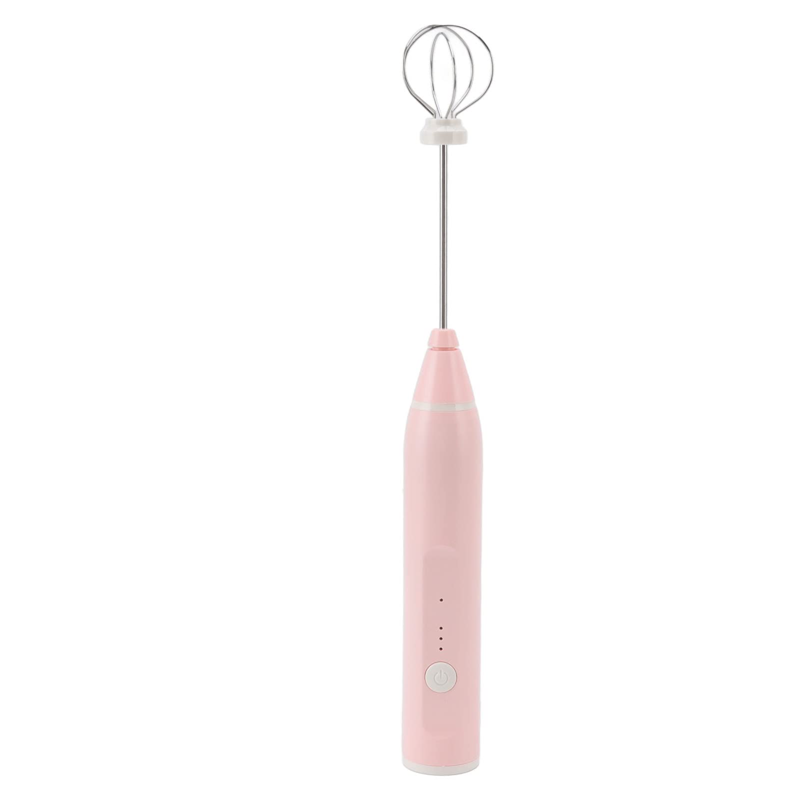 Fydun Mini Electric Mixer, Stirrer Cordless Multifunction With 2 Whisk Heads Multifunctional Handmixer Shake Eggbeater For Home Coffee Drinking Shop Blackish Green Handheld (Pink)