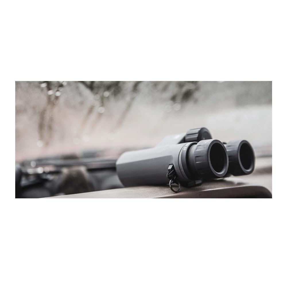 Zeiss Terra Ed 10X42 Lightweight Compact Bright Uhd High Power Binoculars (Gray) Bundle With Spray And Microfiber Lens Care Kit (2 Items)