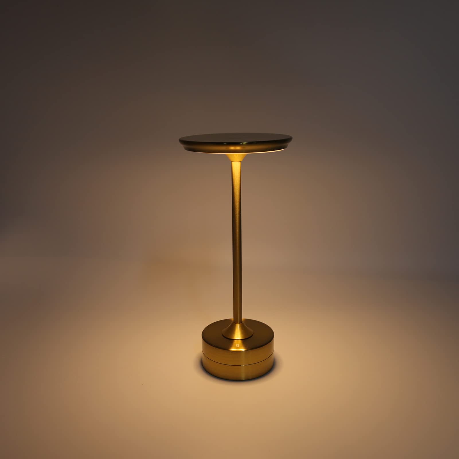 Ywbl-Wh Cordless , Led Rechargeable Cordless Touch 2000Mah 3 Levels Brightness Portable Usb C Brightness Led Metal, Table Lamps (Gold)