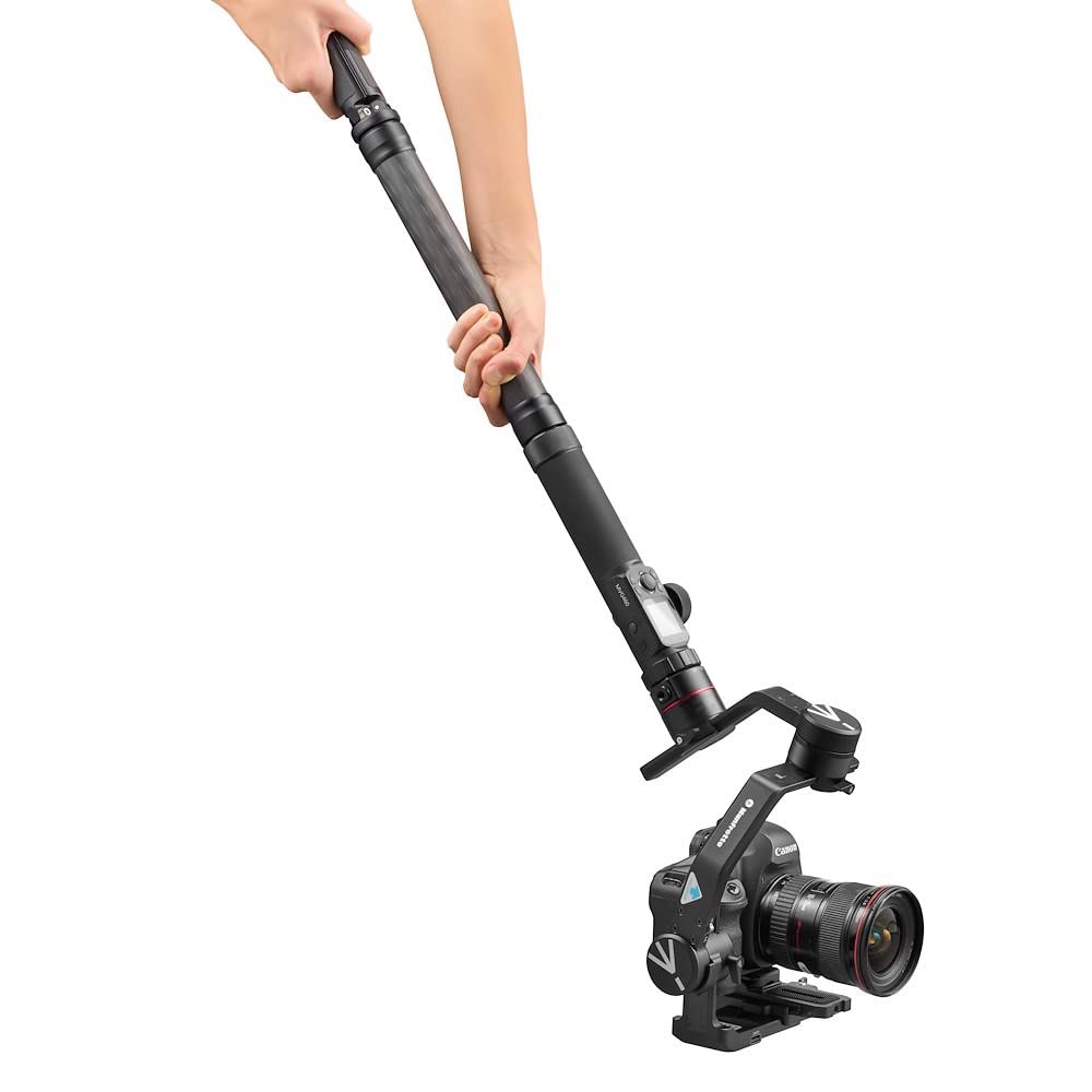Manfrotto Extension In Carbon Fibre For Gimbals, For Portable 3-Axis Professional Gimbals For Mirrorless And Reflex Cameras, Perfect For Photographers, Vloggers And Bloggers