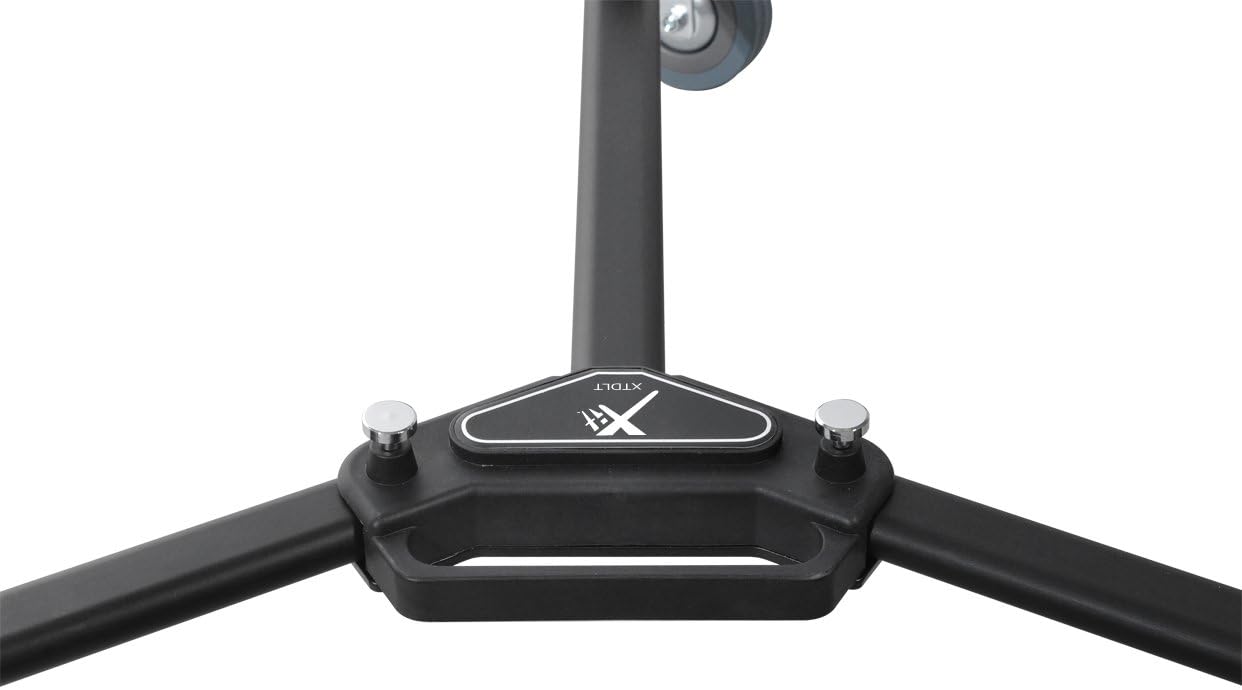 Xit Xtdlt Elite Series Professional Universal Tripod Dolly With One Step Easy Lock And Locking Wheels (Black)