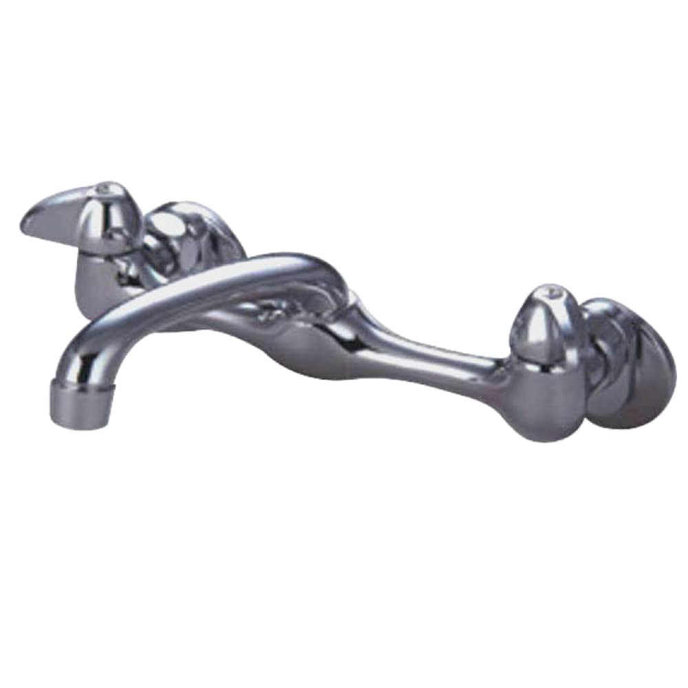 212 Main 8 In. Proseal Adjustable Centers Wall Mount Kitchen Faucet Polished Chrome