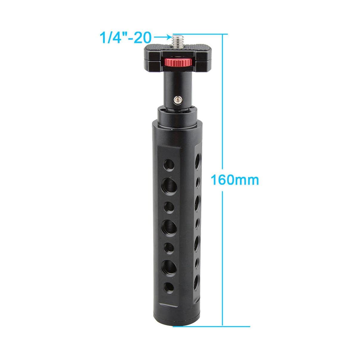 Camvate Cheese Handle Grip Mini Rod Mount Stabilizer With 1/4" And 3/8" Thread For Light Monitor