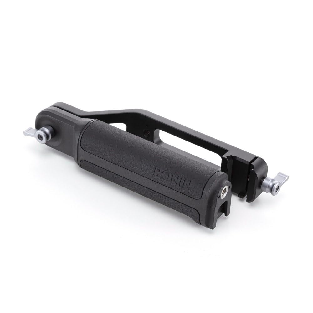 Zlit For Dji Handheld Stabilizer Handle,Adjustable Handheld Handgrip For Dji Rs2 Rsc2 Rs3 Rs3 Pro Rs3 Mini Handheld Stabilizer With Cold Shoe (Black)