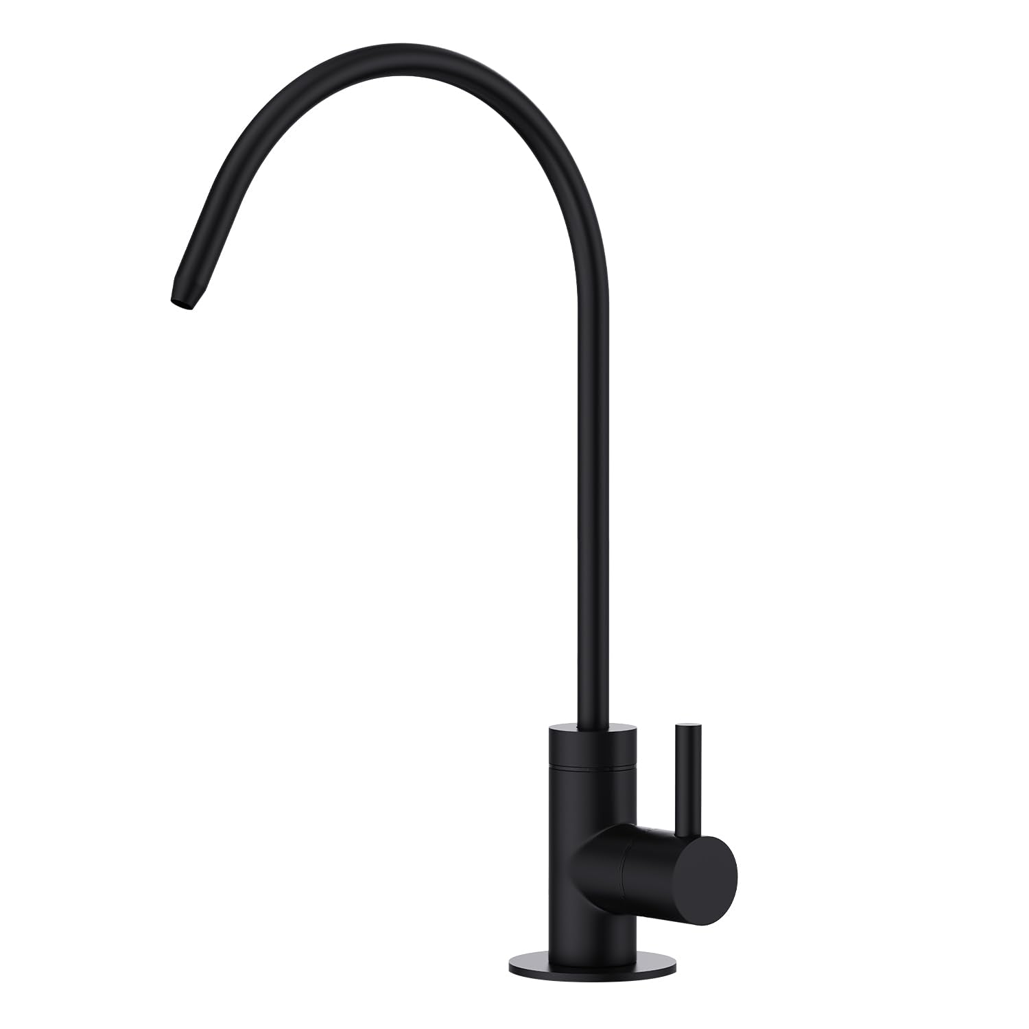 Gimili Matte Black Drinking Water Faucet For Kitchen Sink, Kitchen Water Filter Faucet Stainless Steel For Reverse Osmosis Or Water Filtration System Beverage Non-Air Gap Ro Faucet