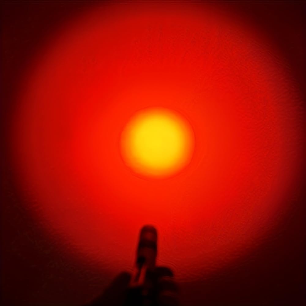 Mviocs 8 Pack Red Light Flashlights Red Led Flashlight Pen Light Super Bright Torch For Astronomy, Aviation, Night Observation And Emergency Use