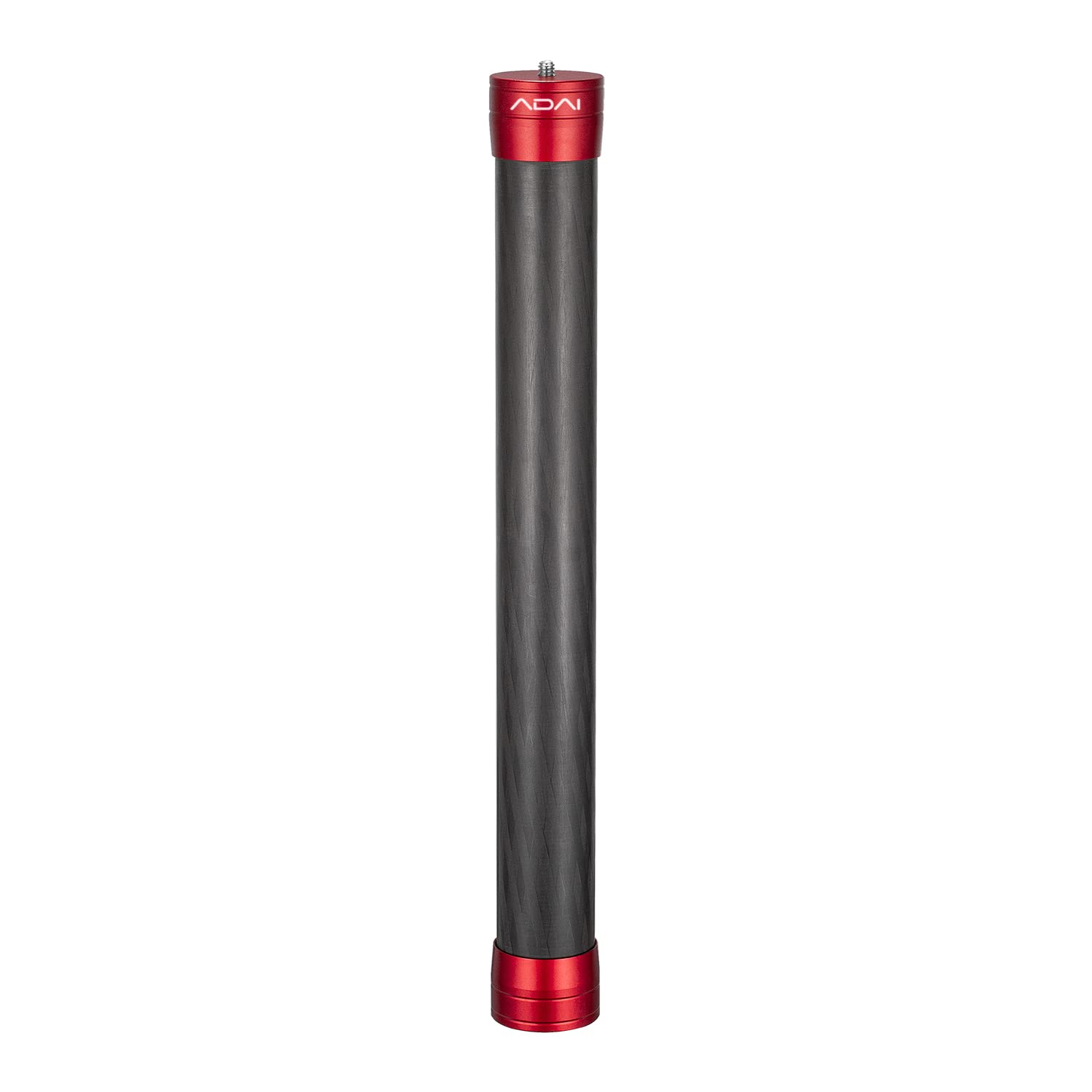 Adai Gimbal Extension Pole Carbon Fiber Bar 1/4" Tripod Thread Universal Rod Compatible With Dji Ronin S Stabilizer Contain Tripod (Red)