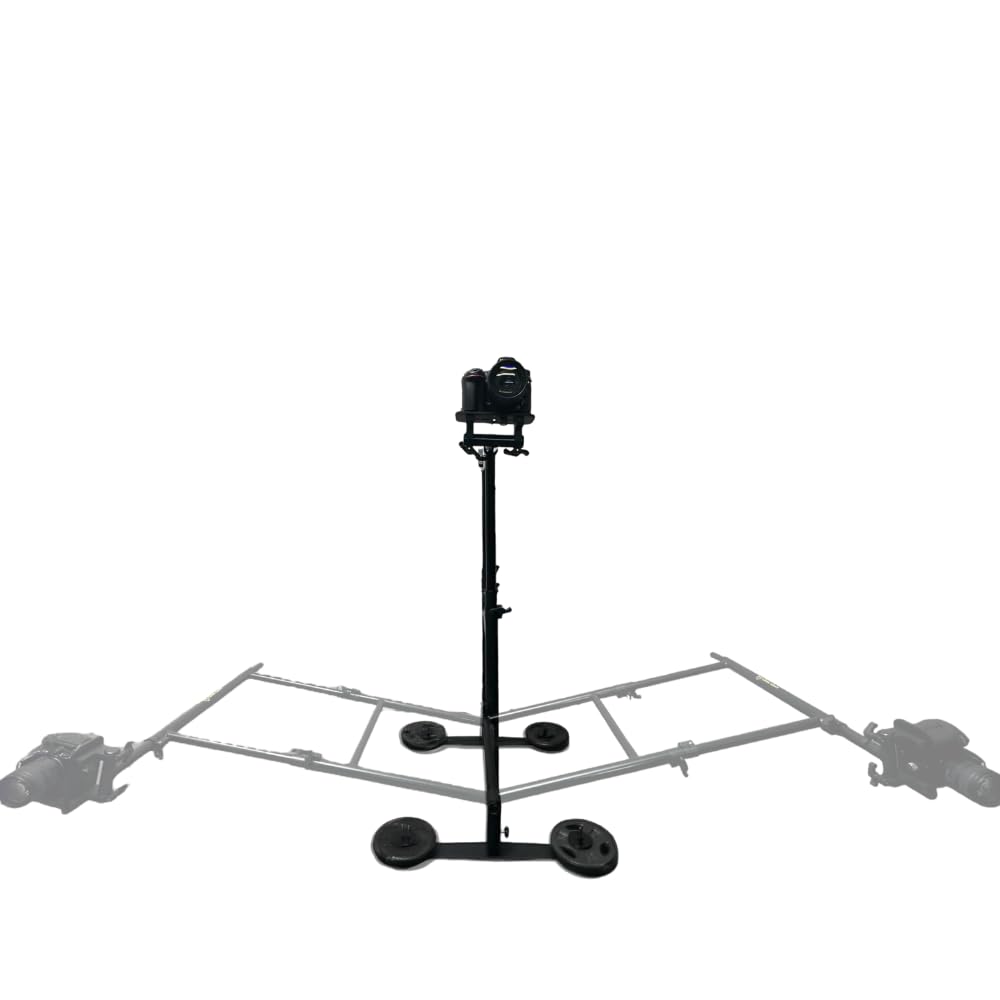 Glide Gear Revo 180 Orbiting Camera Rig, 180° Rotating Cinematic Mount With 1/4" And 3/8" Options, Aluminum Build, Dual Shooting Modes For Dslr And Mirrorless