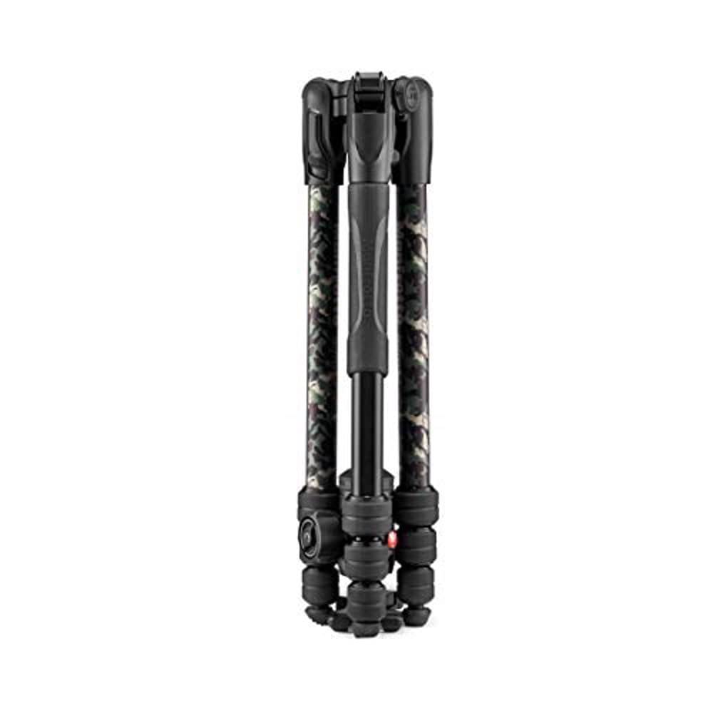 Manfrotto Be Advanced Camo Travel Tripod, Advanced Travel Tripod Kit, With Ball Head With Ergonomic Controls, Twist Lock Closures, Photography Tripod, Tripod For Video Cameras And Cameras - Green