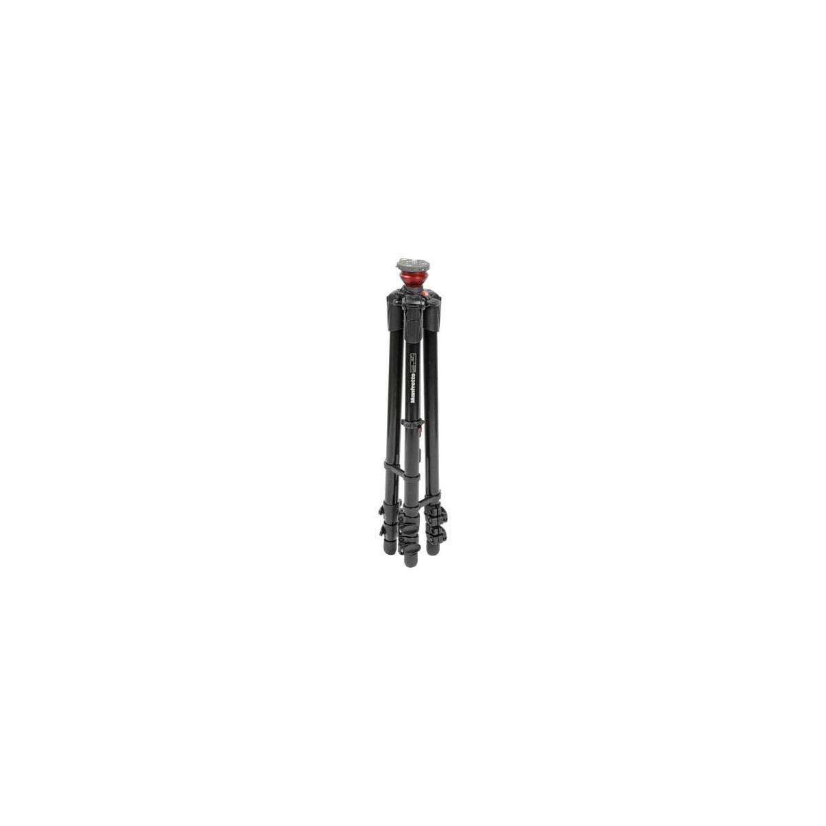 Manfrotto 755Xb Mdeve Aluminum Tripod With Built In 50Mm Ball Leveler,Black