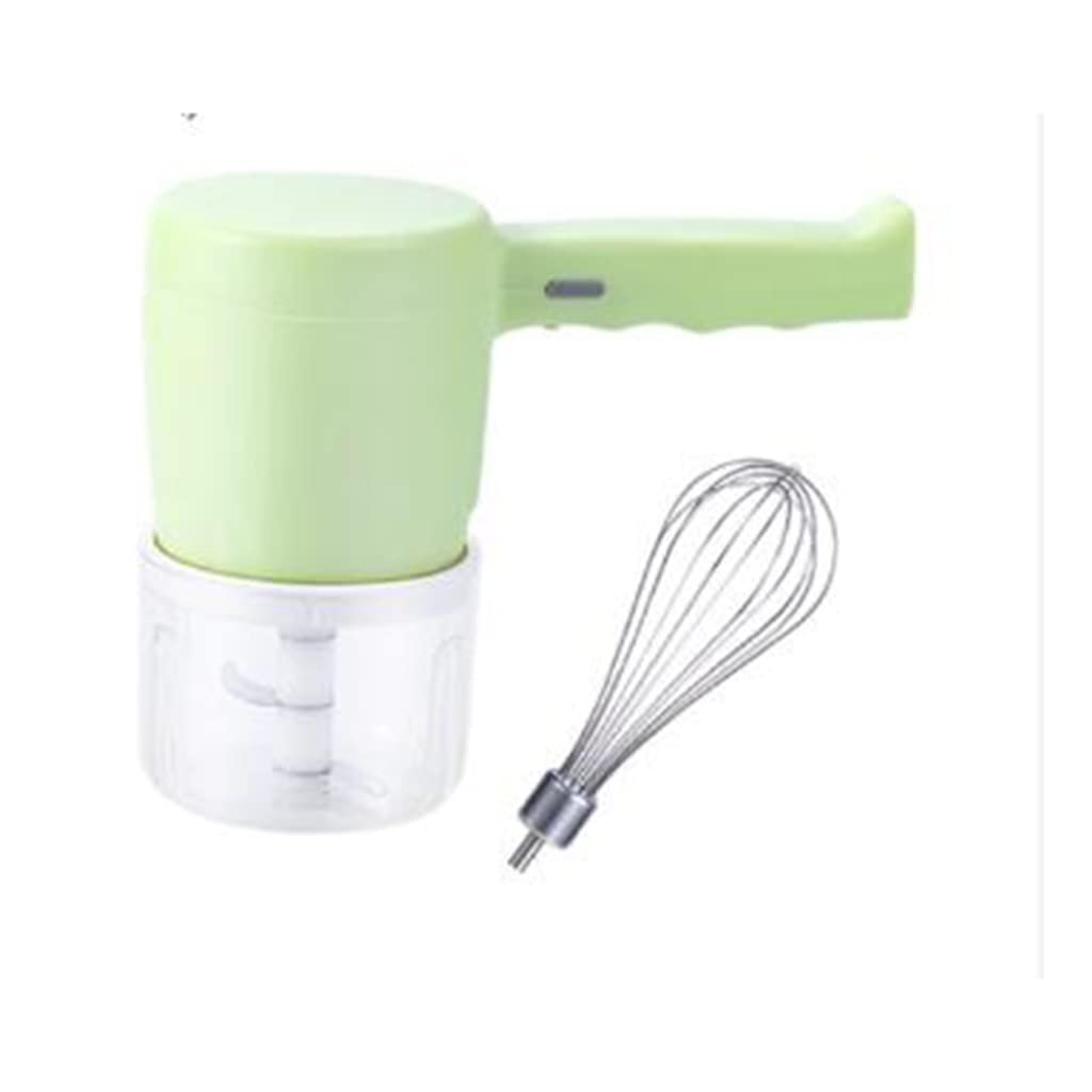 Efkerggjgtgtgjhpwelp 2 In 1 Electric Wireless Whisk Hand Blender Mixer Usb Rechargeable With Cup (B (C As The Picture Shows)